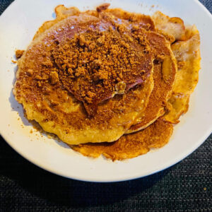 Loaded American pancakes - speculoos