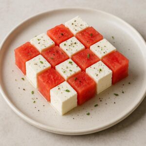 Watermeloen met feta