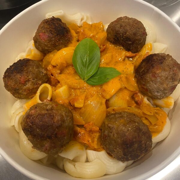 Pasta Meatballs Chorizo