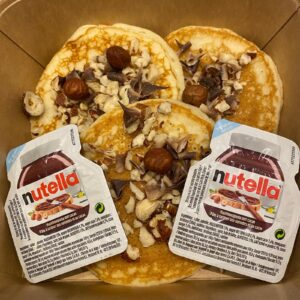 Loaded American pancakes - Nutella en hazelnoot
