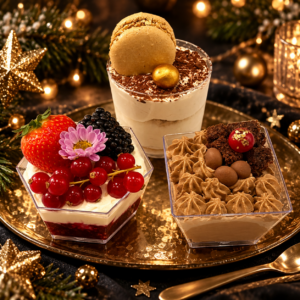 TOMKAT TRIO VAN DESSERTS