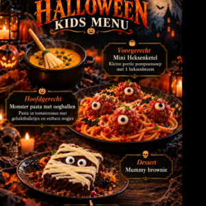 HALLOWEEN MENU KIDS