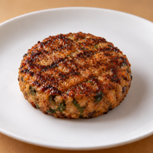 TOEVOEGING : HAMBURGER VERVANGEN DOOR VEGGIEBURGER