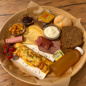 Boeren ontbijtplank